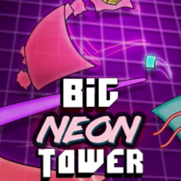 Big NEON Tower VS Tiny Square